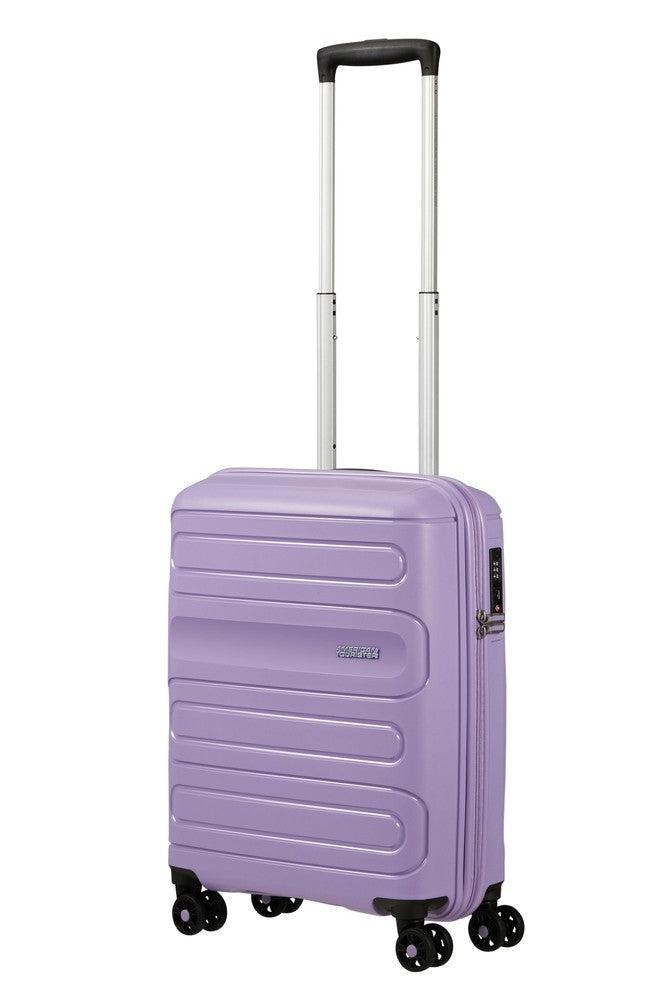 American Tourister Sunside kabinkoffert 55 cm Lavender Purple-Harde kofferter-BagBrokers