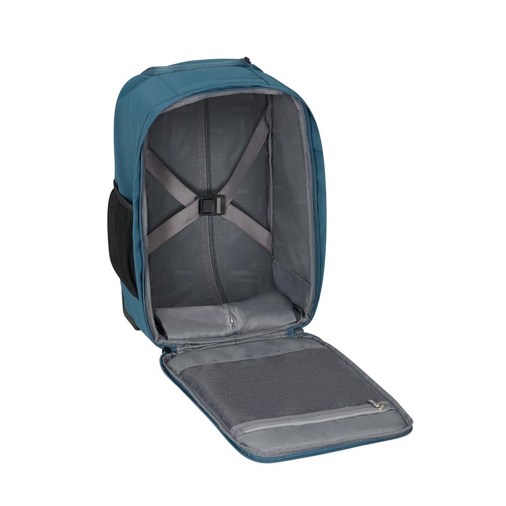 American Tourister Take2cabin S Ryggsekk med 2 hjul Harbour Blue-Sekker-BagBrokers