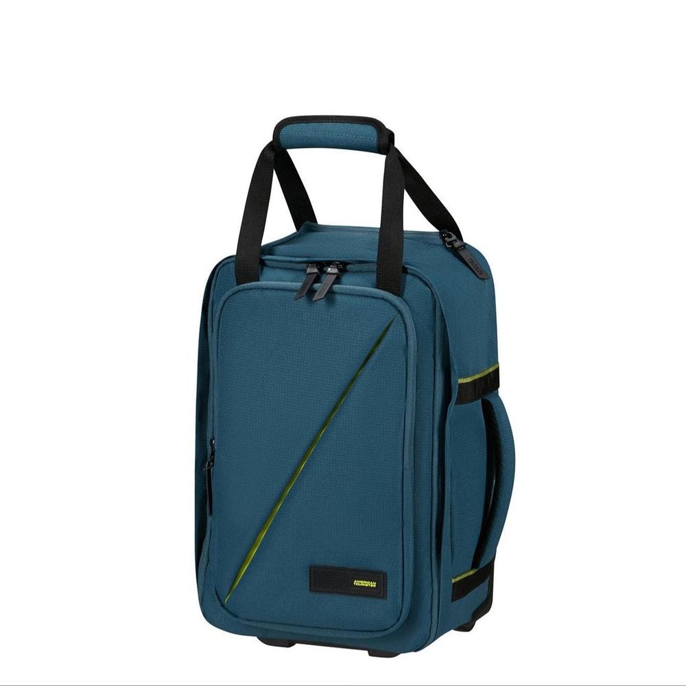 American Tourister Take2cabin S Ryggsekk med 2 hjul Harbour Blue-Sekker-BagBrokers