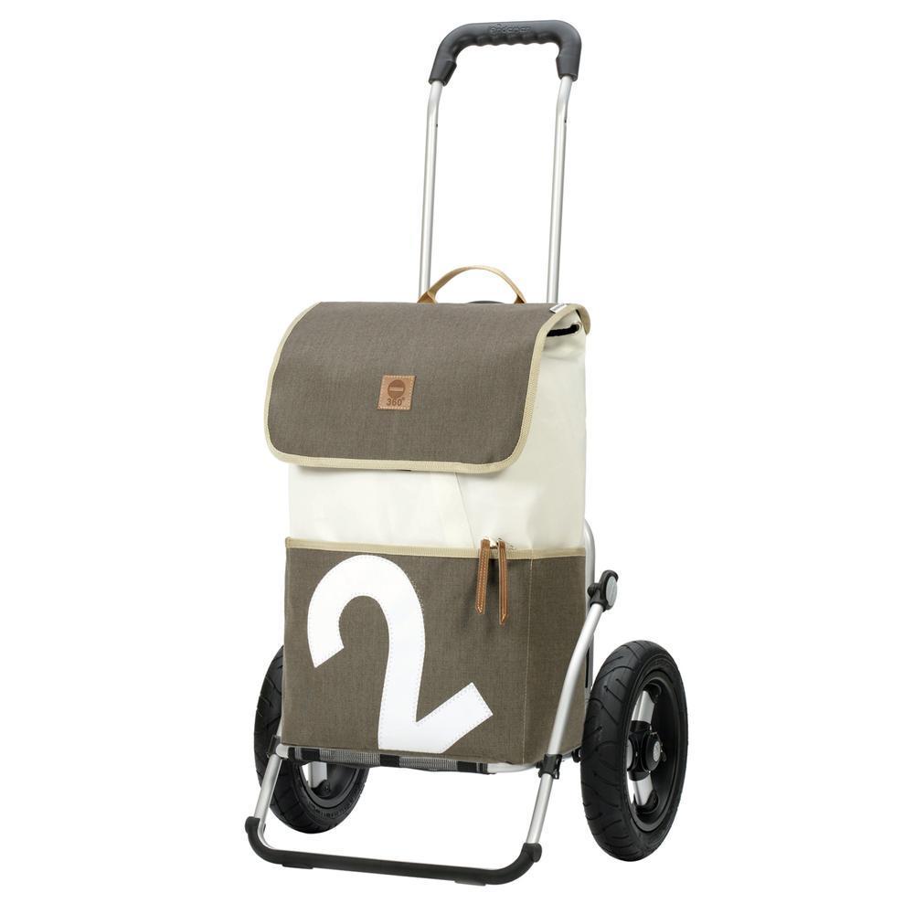 Andersen Royal Shopper 360 Mole 2 XL 29 cm Luftdekk med kulelager Beige-Trillevogn-BagBrokers