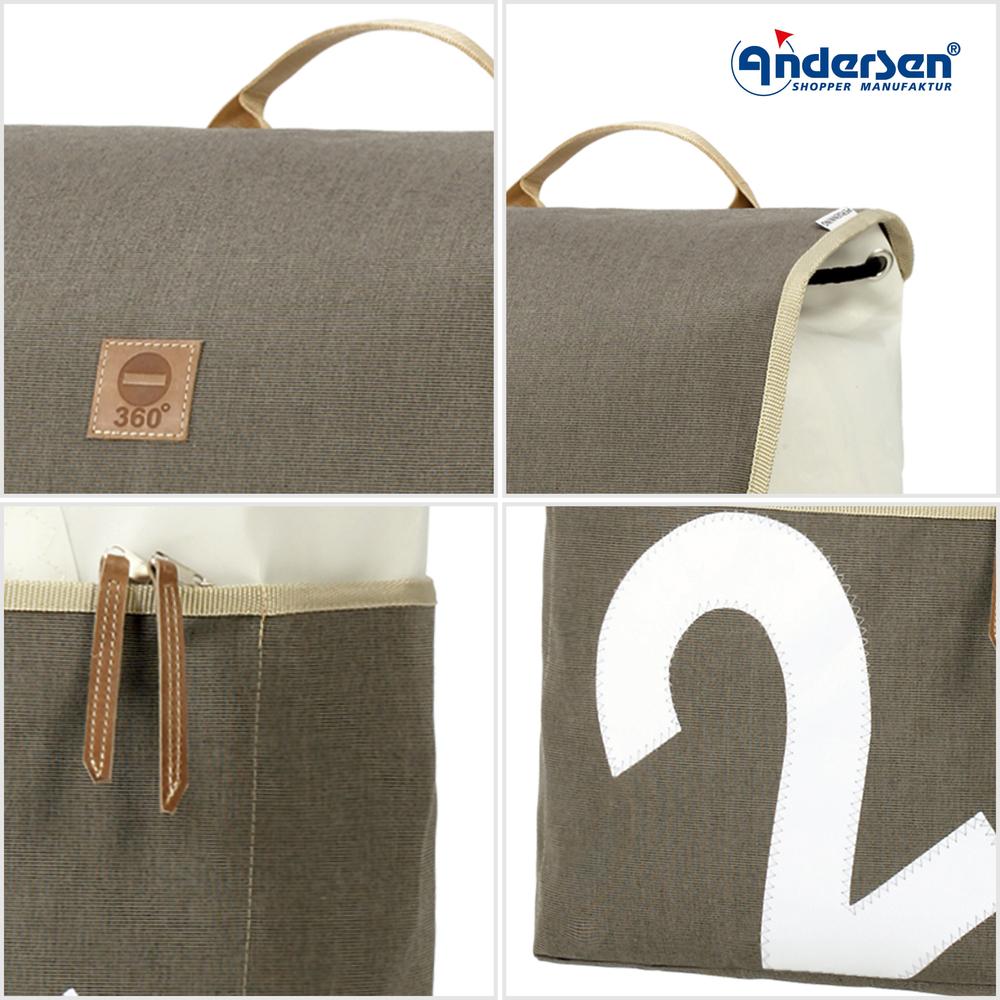 Andersen Royal Shopper 360 Mole 2 XL 29 cm Luftdekk med kulelager Beige-Trillevogn-BagBrokers