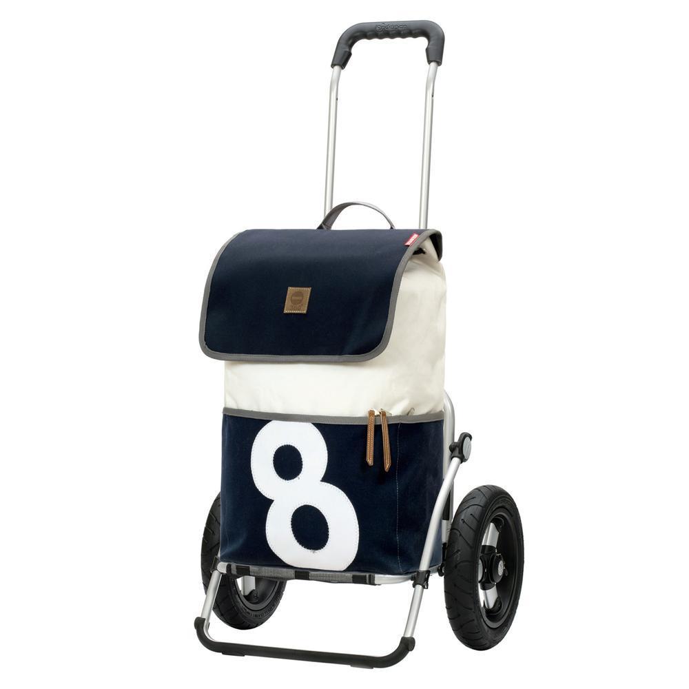 Andersen Royal Shopper 360 Mole 8 XL 29 cm Luftdekk med kulelager Blå-Trillevogn-BagBrokers
