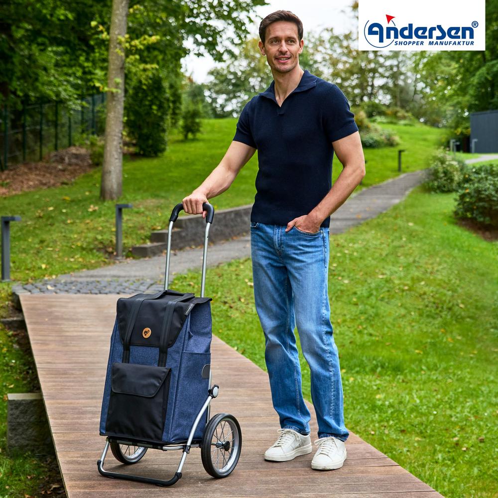 Andersen Royal Shopper Senta 2.0 49 Liter Trillebag Blå 3,7 kg-Bagger-BagBrokers