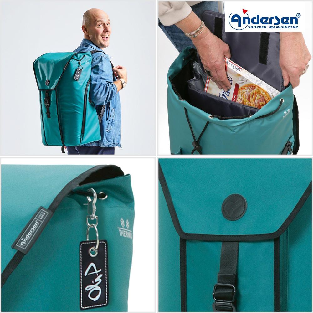 Andersen Shopper Alu star Trillebag 50 Liter OLI.P 3.0 Petrol-Bagger-BagBrokers