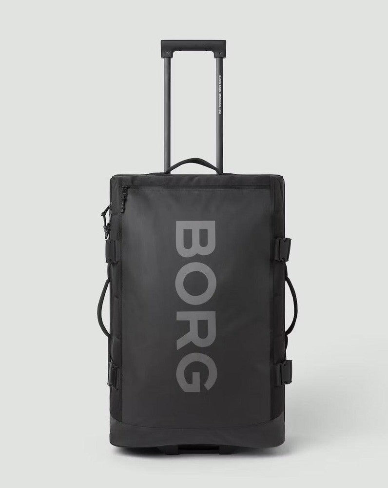 Bjørn Borg Stor Reisebag 80 liter med 2 hjul Svart-Duffelbag-BagBrokers
