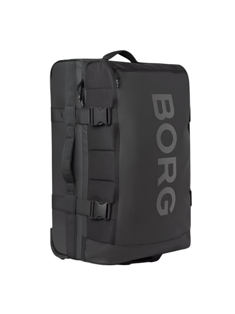 Bjørn Borg Stor Reisebag 80 liter med 2 hjul Svart-Duffelbag-BagBrokers