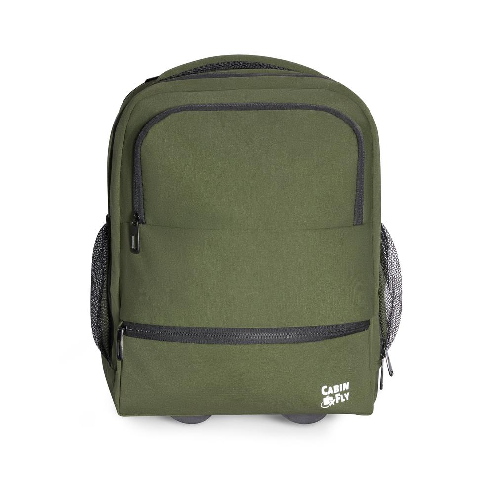 CabinFly Aircruiser Backpack with wheels 40x30x20 cm Green-Ryggsekker-BagBrokers