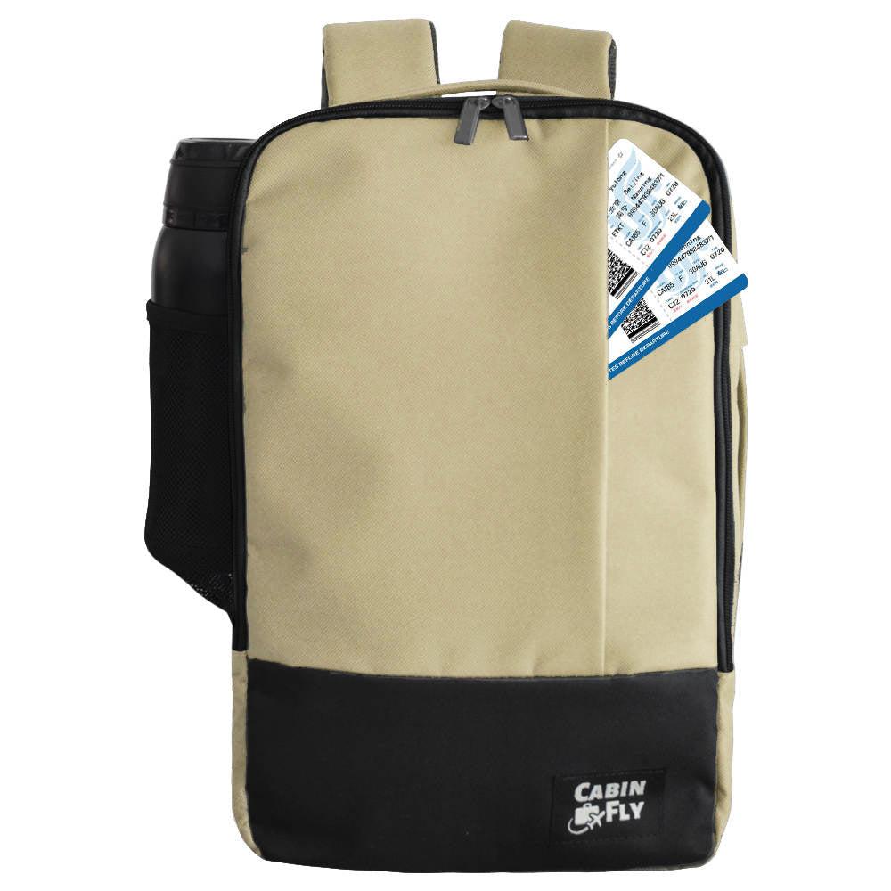 CabinFly Bellanca Ryanair Backpack PC 13" Beige-Ryggsekker-BagBrokers