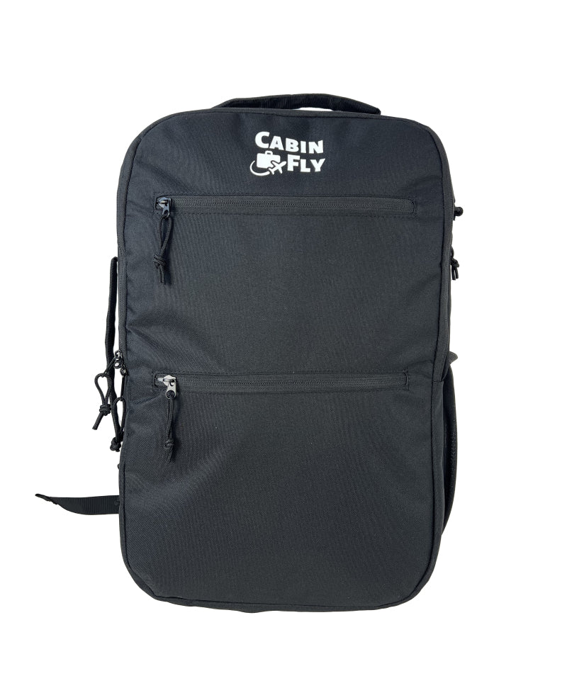 CabinFly maks kabin 55x35x25 cm KLM PC 15" Svart-Ryggsekker-BagBrokers