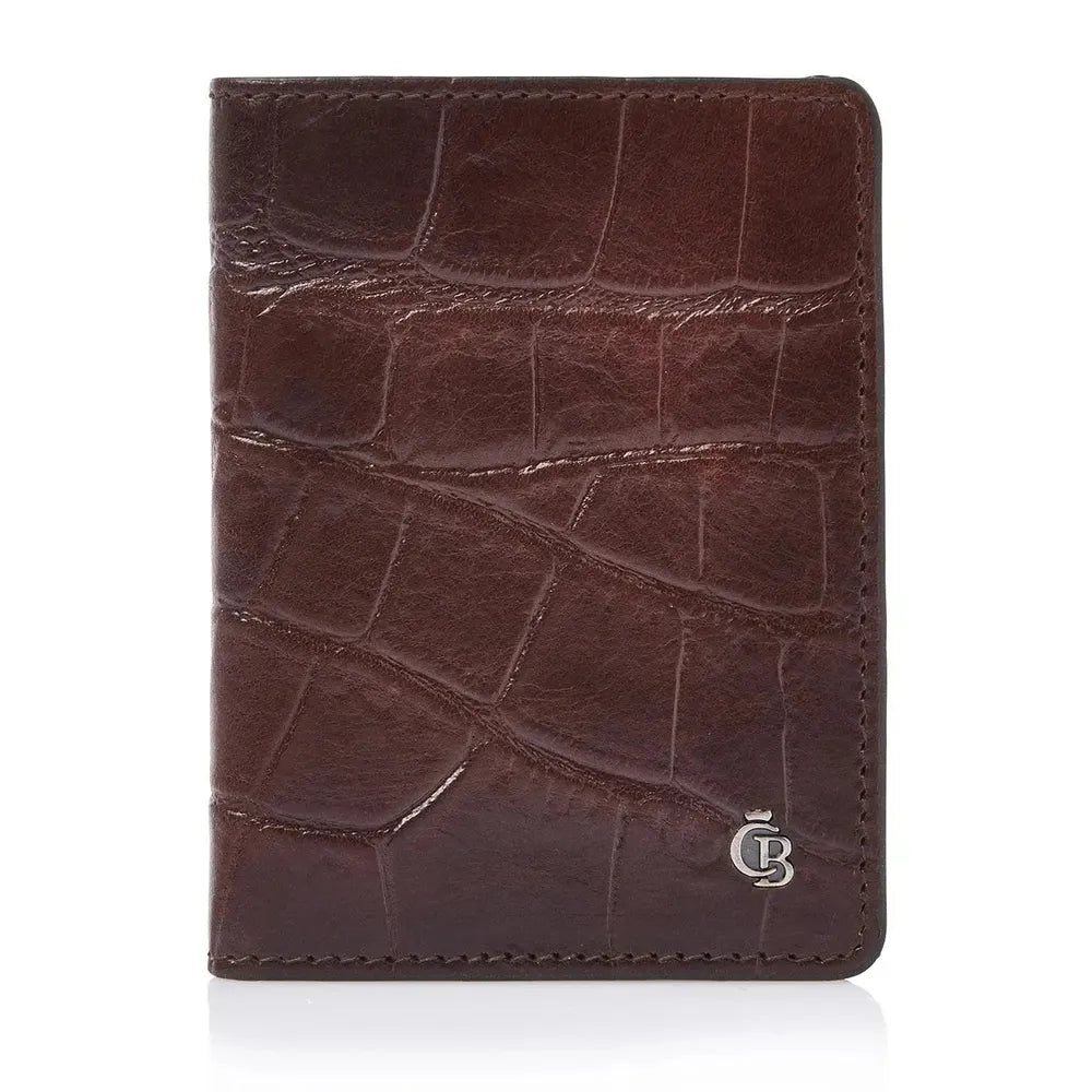 Castelijn & Beerens 6 Card Holder RFID Mocca-Lommebok/ Kortholder-BagBrokers