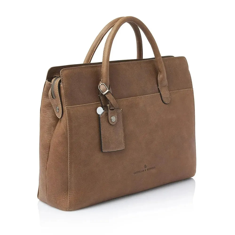 Castelijn & Beerens Carisma Pc håndveske 15,6" RFID Cognac-Veske-BagBrokers