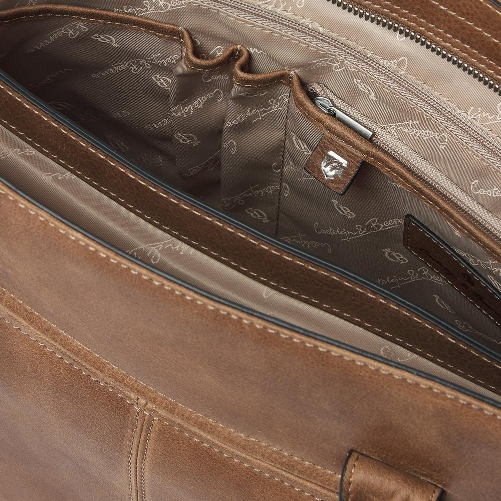 Castelijn & Beerens Carisma Pc håndveske 15,6" RFID Cognac-Veske-BagBrokers