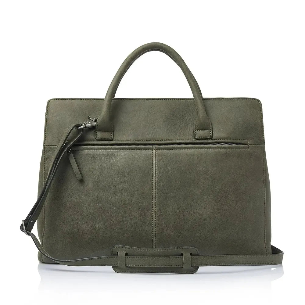 Castelijn & Beerens Carisma Pc håndveske 15,6" RFID Grønn-Veske-BagBrokers