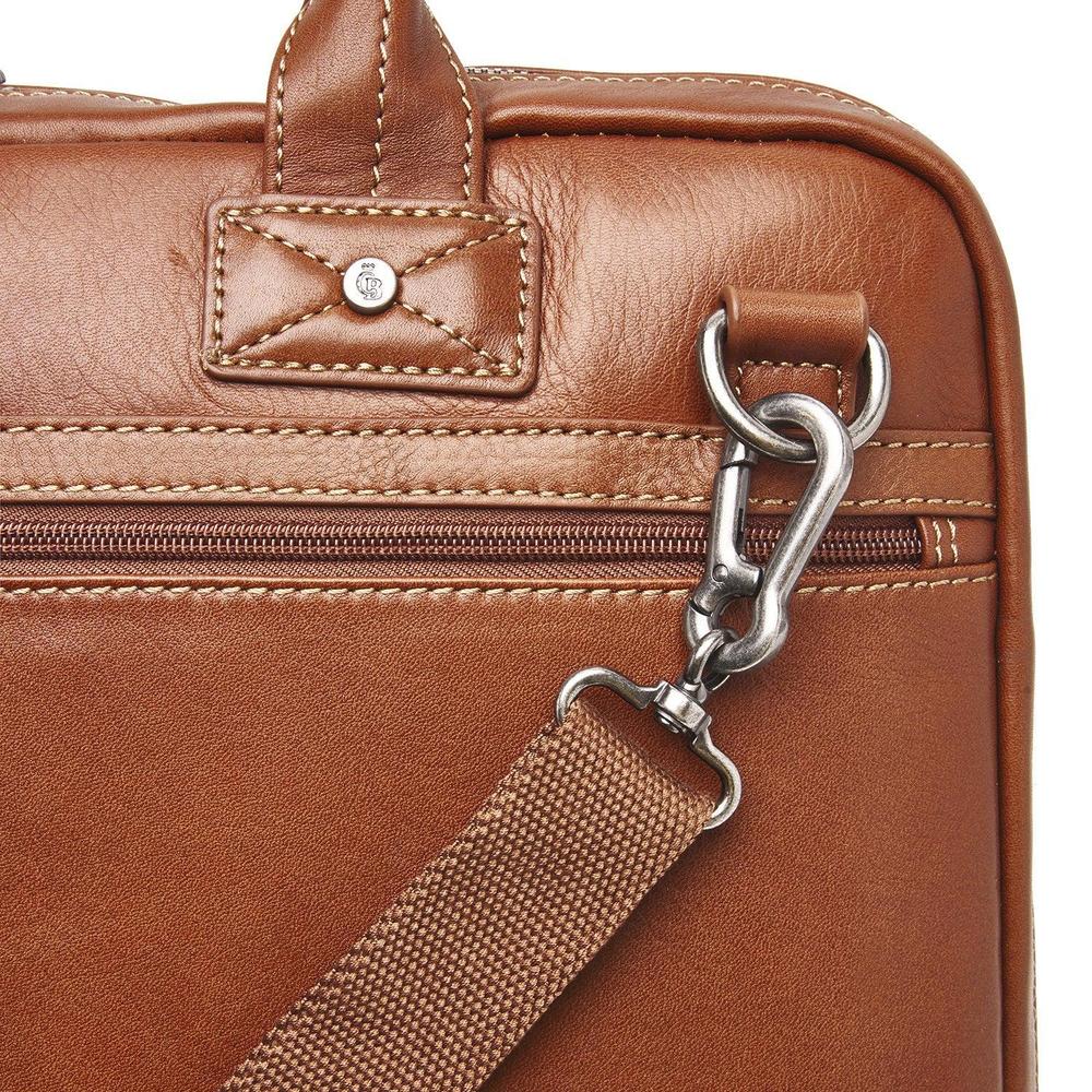 Castelijn & Beerens Firenze Pc-veske 1 hovedrom 15,6" RFID Lys brun-Veske-BagBrokers