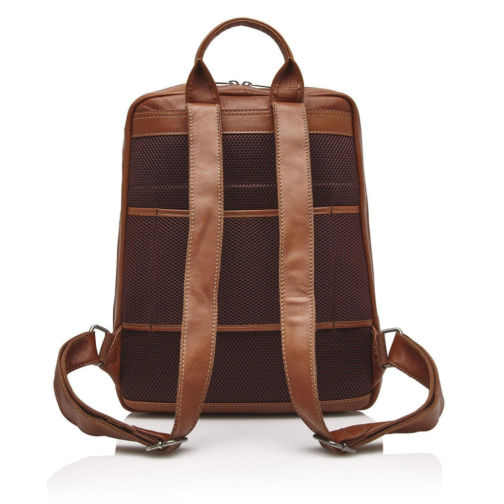 Castelijn & Beerens Firenze Ryggsekk 15,6" RFID Lys Brun-Ryggsekker-BagBrokers