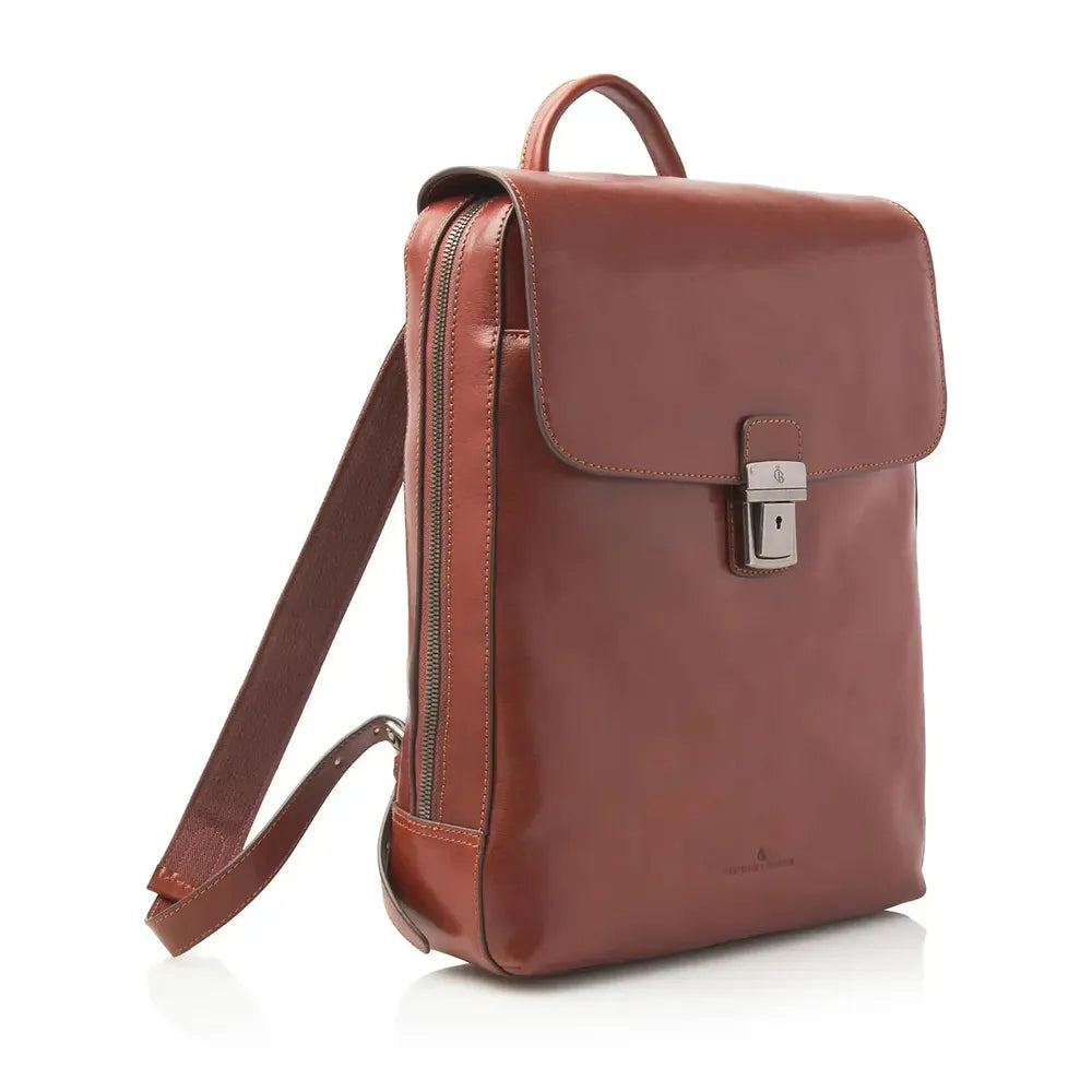 Castelijn & Beerens Guus PC-ryggsekk 15.6" RFID Cognac-Ryggsekker-BagBrokers