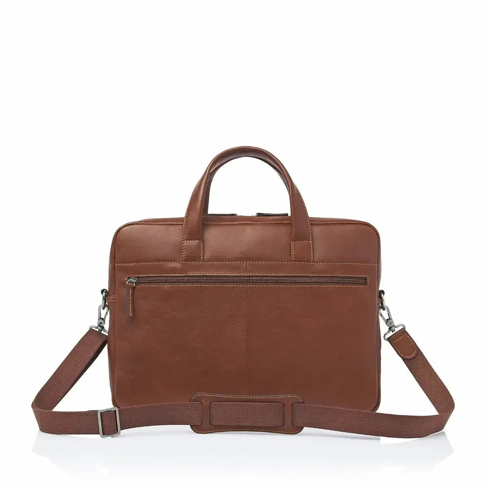 Castelijn & Beerens Laptop-veske 15,6" RFID Light Brown-Veske-BagBrokers