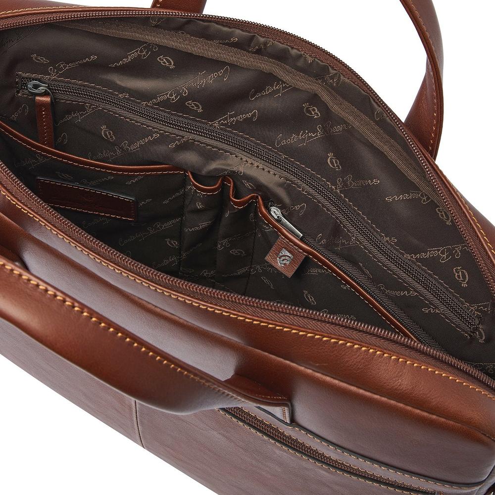 Castelijn & Beerens Laptop-veske 15,6" RFID Light Brown-Veske-BagBrokers