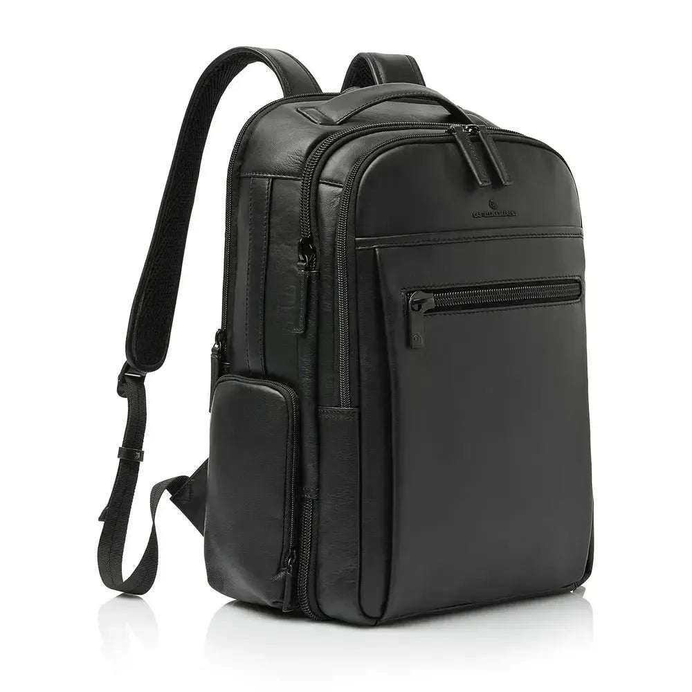 Castelijn & Beerens Nappa X Uniform Travel Backpack Svart-Ryggsekker-BagBrokers