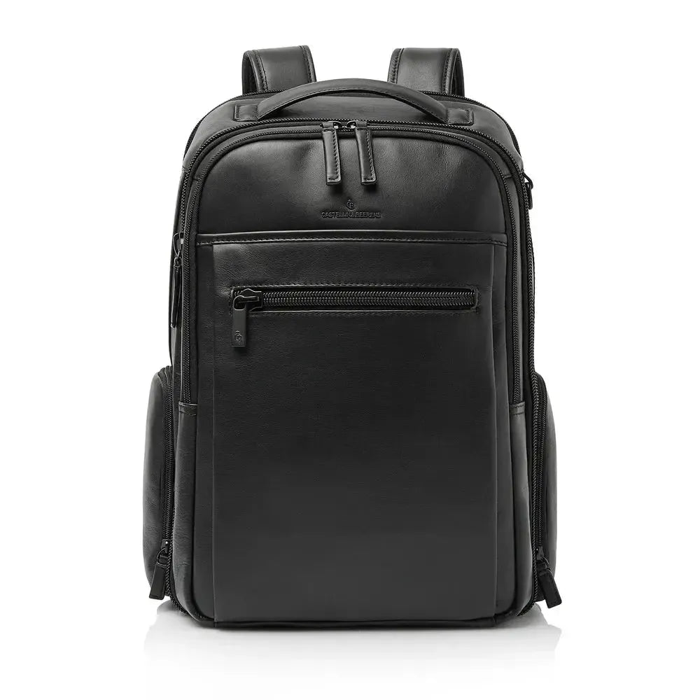 Castelijn & Beerens Nappa X Uniform Travel Backpack Svart-Ryggsekker-BagBrokers