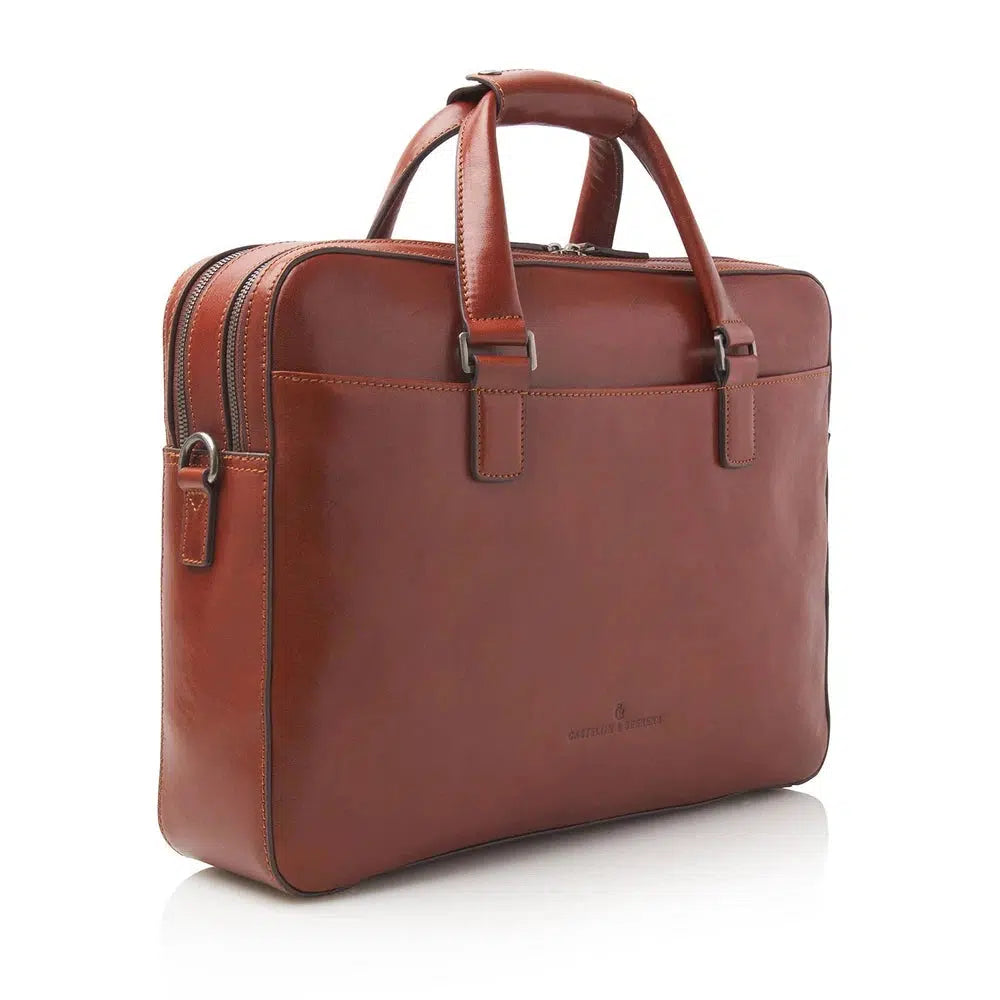 Castelijn & Beerens Paul Pc-veske 15,6" RFID Cognac-Veske-BagBrokers