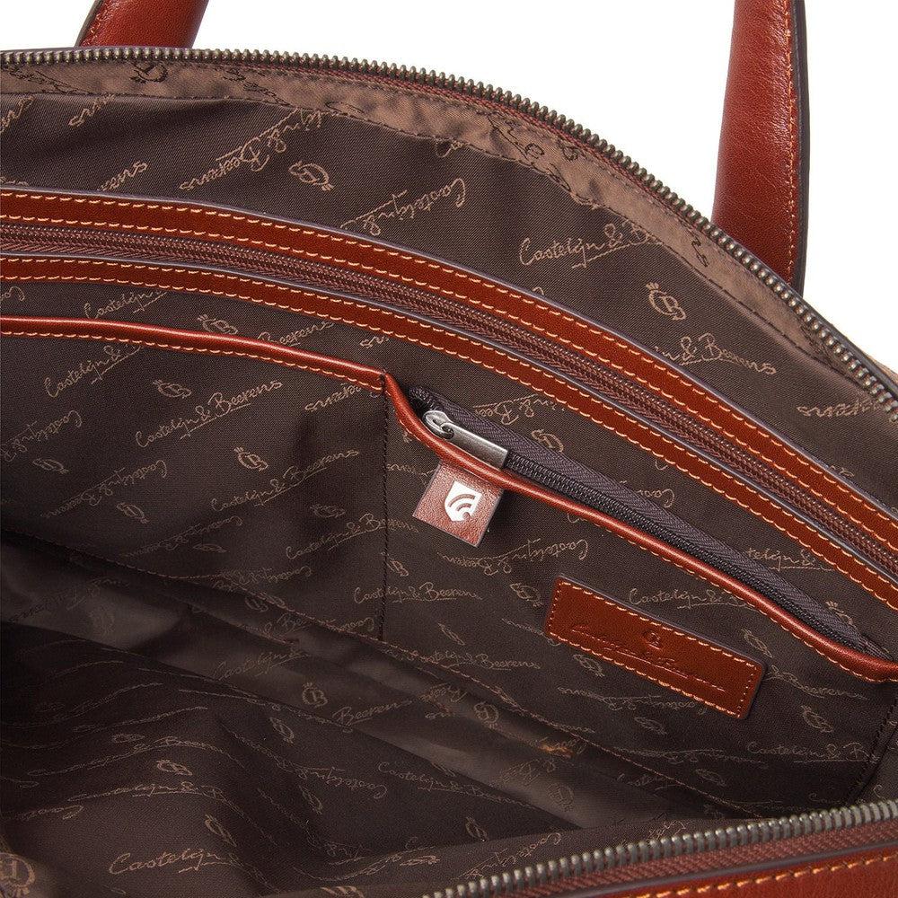 Castelijn & Beerens Paul Pc-veske 15,6" RFID Cognac-Veske-BagBrokers