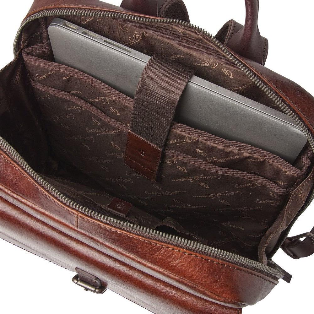 Castelijn & Beerens Rien Pc-sekk 15,6" Cognac-Ryggsekker-BagBrokers
