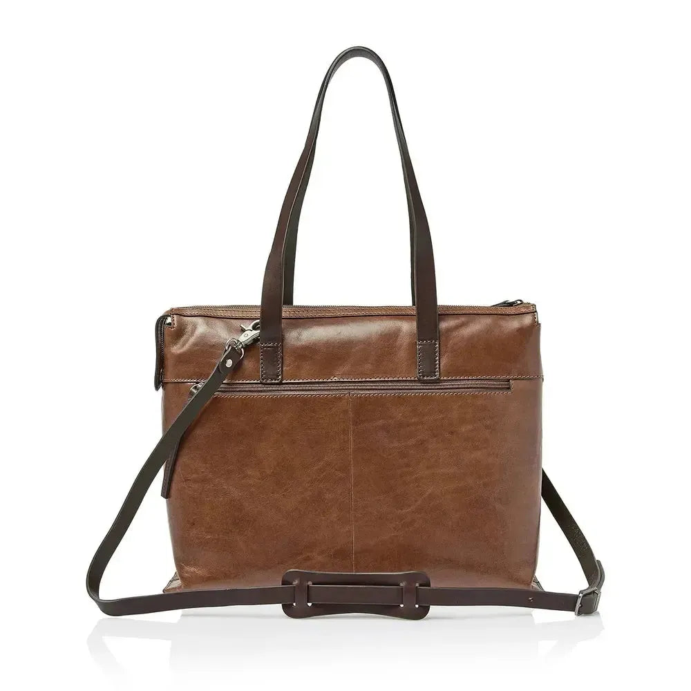 Castelijn & Beerens Rien Pc- skulderveske 15,6" RFID Natur-Veske-BagBrokers