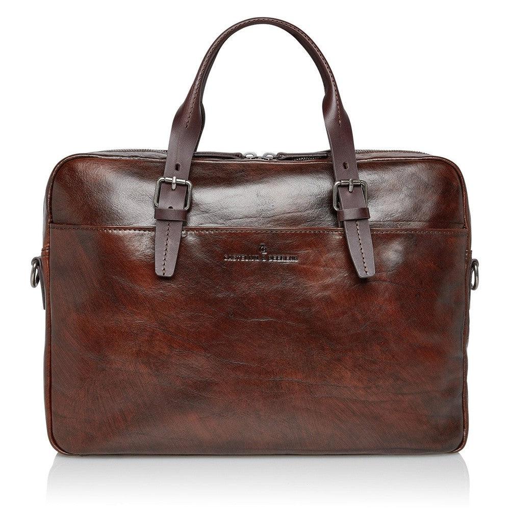 Castelijn & Beerens Rien Pc-veske 2 rom 15,6" RFID Cognac-Veske-BagBrokers