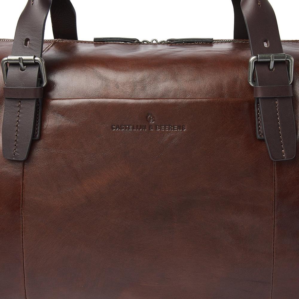 Castelijn & Beerens Rien Weekender skinnbag Cognac-Bagger-BagBrokers