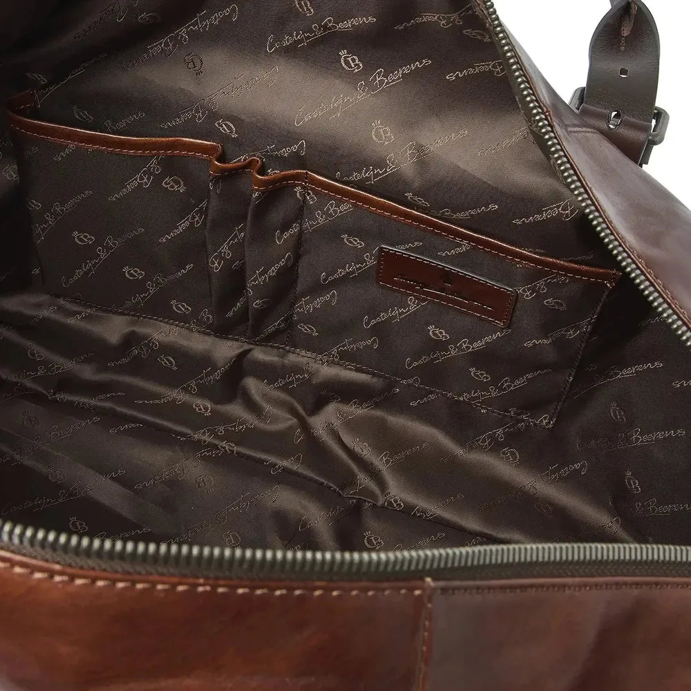 Castelijn & Beerens Rien Weekender skinnbag Cognac-Bagger-BagBrokers
