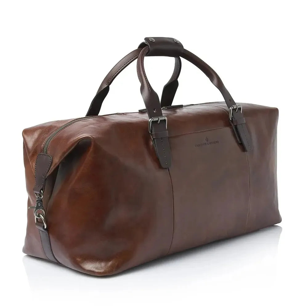 Castelijn & Beerens Rien Weekender skinnbag Cognac-Bagger-BagBrokers