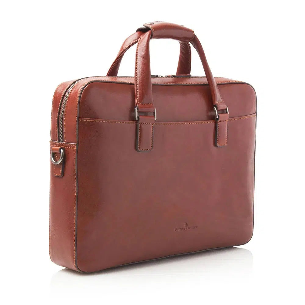 Castelijn & Beerens Ted Pc-veske 15,6" RFID Cognac-Veske-BagBrokers