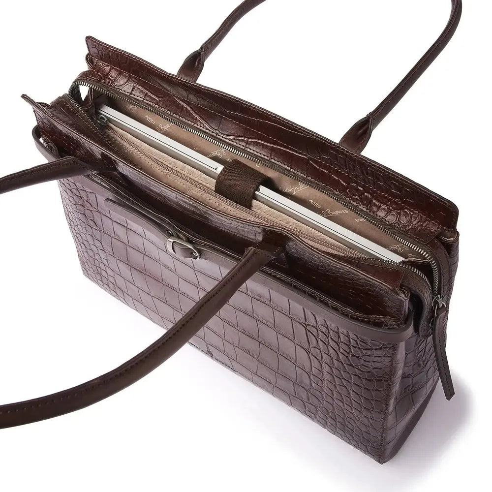 Castelijn & Beerens Tess Laptop Bag 15,6" RFID Mocca-Veske-BagBrokers