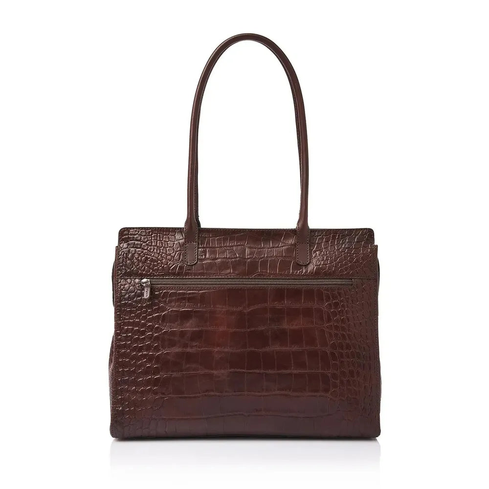 Castelijn & Beerens Tess Laptop Bag 15,6" RFID Mocca-Veske-BagBrokers