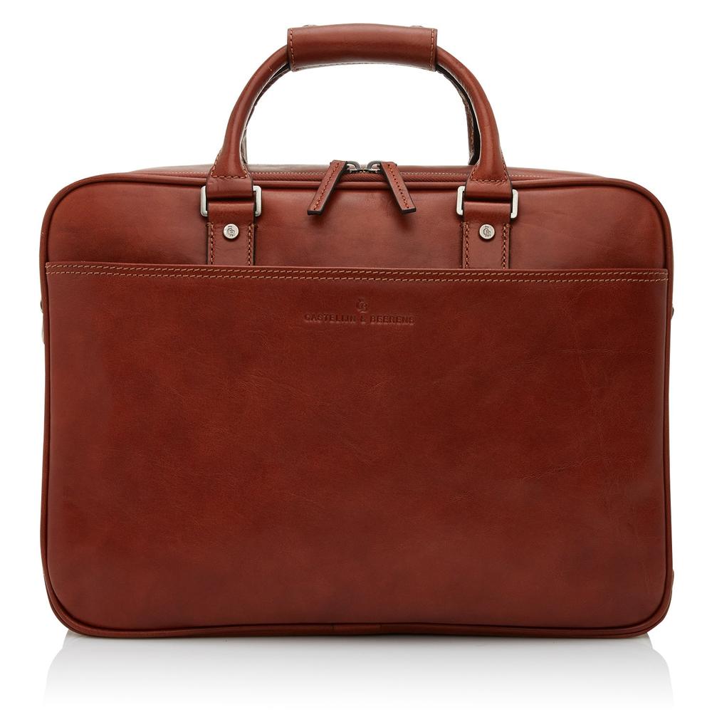 Castelijn & Beerens Verona Pc-veske 15,6" RFID Lys Brun-Veske-BagBrokers