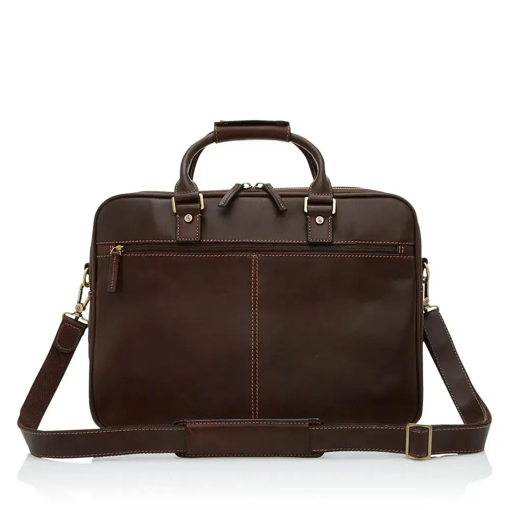 Castelijn & Beerens Verona Pc-veske med 2 rom 15,6" RFID Mocca-Veske-BagBrokers