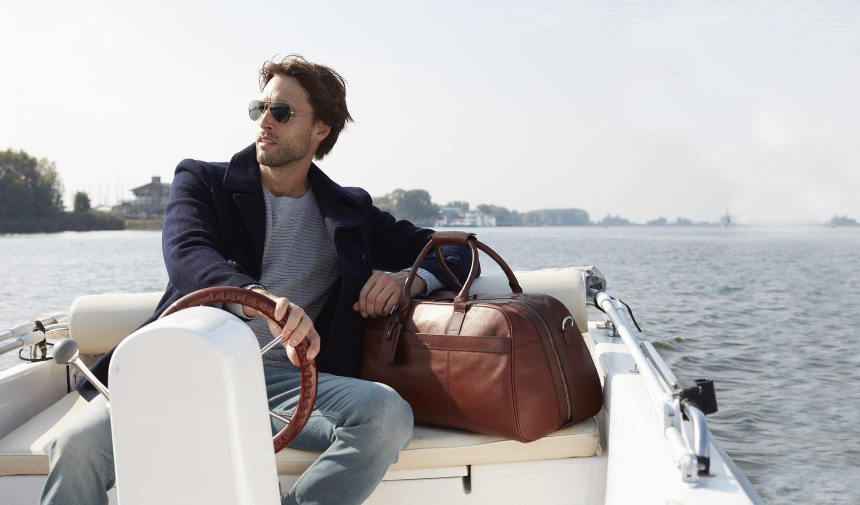 Castelijn & Beerens Verona Weekender bag 39 liter RFID Lysbrun-Bagger-BagBrokers