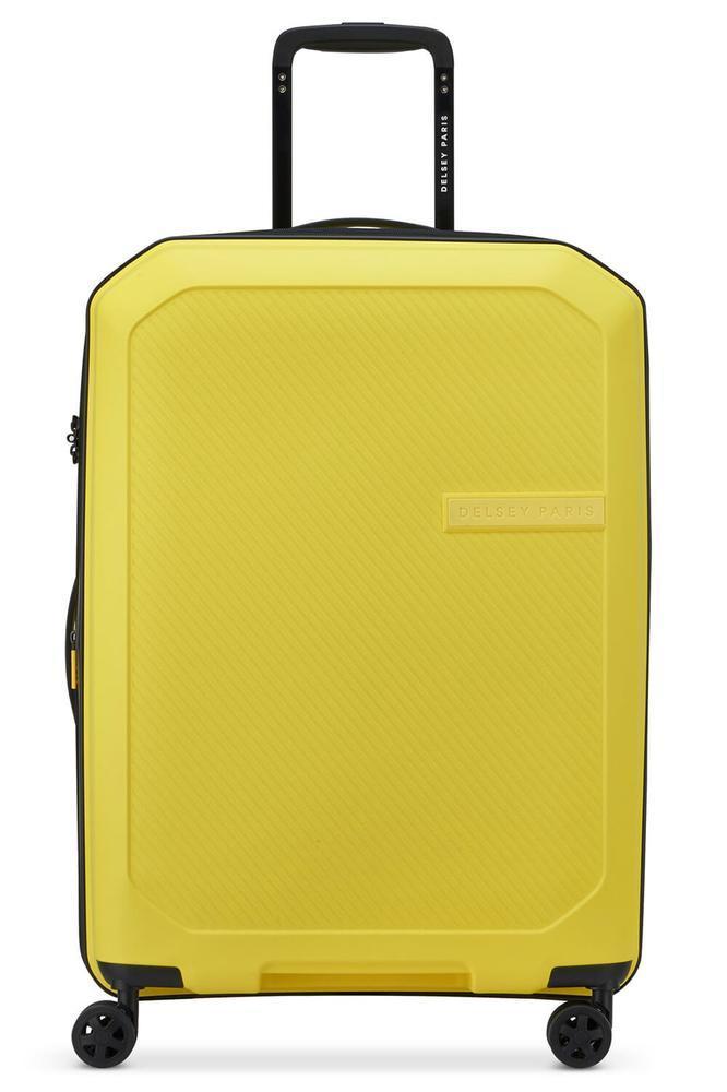 Delsey Anvers utvidbar medium koffert 66 cm Bright Yellow-Harde kofferter-BagBrokers