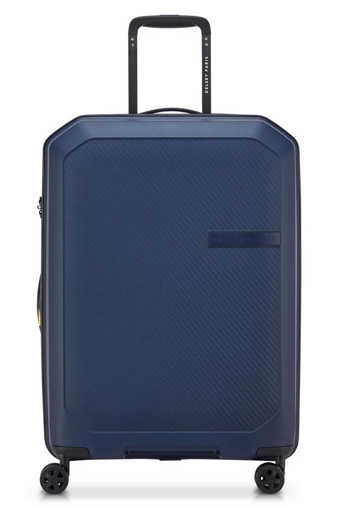 Delsey Anvers utvidbar medium koffert 66 cm Navy-Harde kofferter-BagBrokers