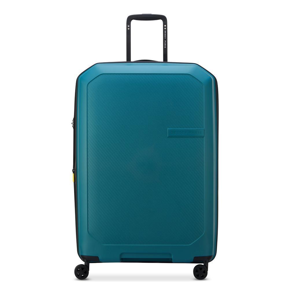Delsey Anvers utvidbar medium koffert 66 cm Teal Blue-Harde kofferter-BagBrokers
