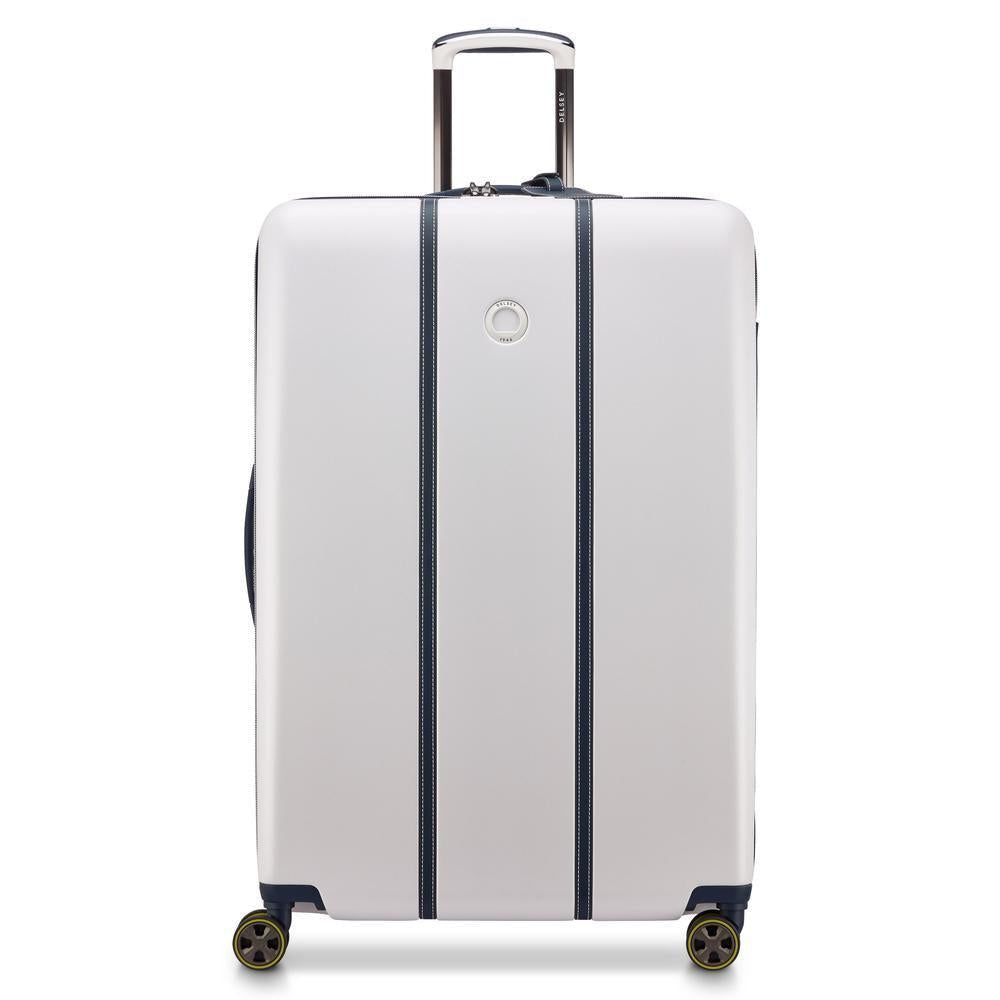 Delsey Cadence utvidbar ekstra stor koffert 82 cm Ivory-Harde kofferter-BagBrokers