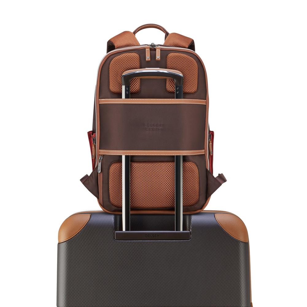 Delsey Chatelet Air 2.0 Backpack 21 liter Brown-Ryggsekker-BagBrokers