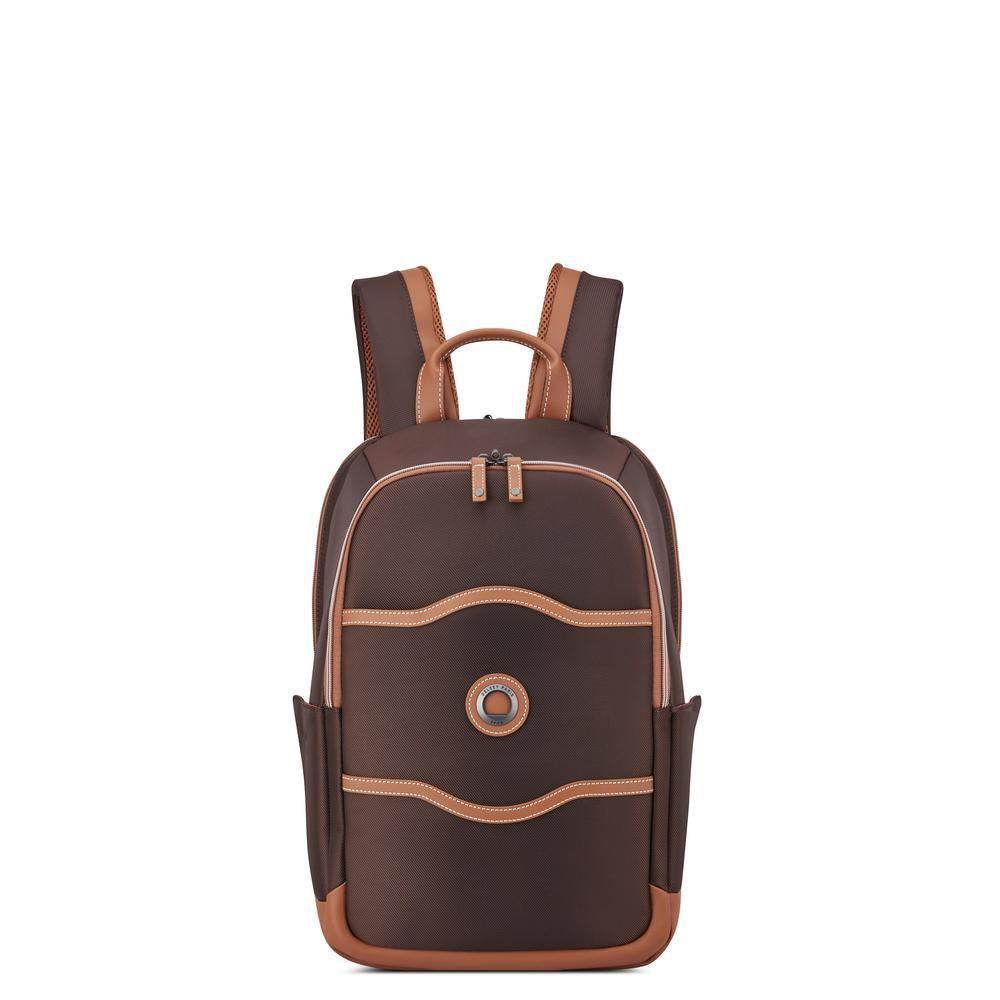 Delsey Chatelet Air 2.0 Backpack 21 liter Brown-Ryggsekker-BagBrokers