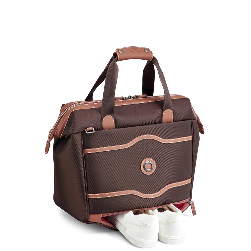 Delsey Chatelet Air 2.0 Weekender S Brown-Bagger-BagBrokers