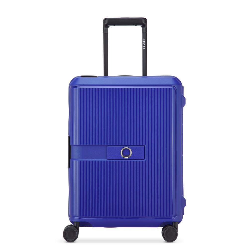 Delsey Vauban kabin trillekoffert 55 cm 44 Liter Electric Blue-Harde kofferter-BagBrokers