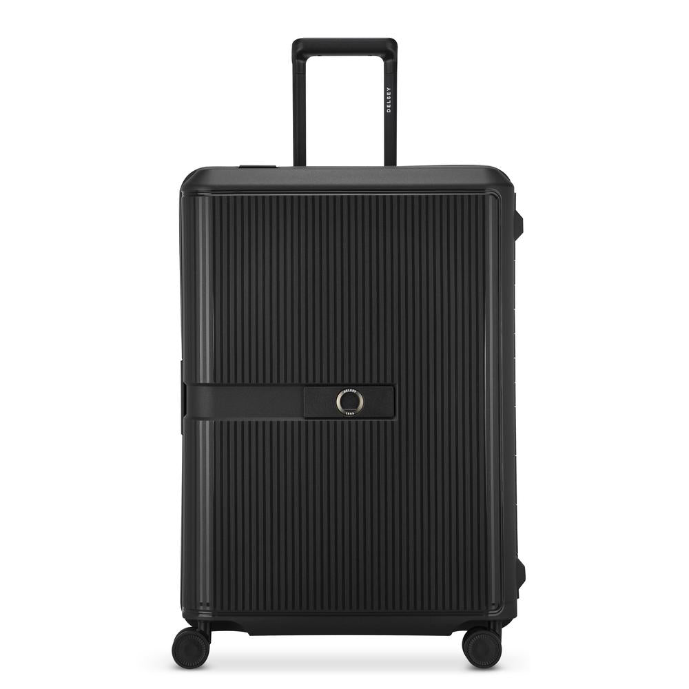 Delsey Vauban medium koffert 70 cm 105 Liter Black-Harde kofferter-BagBrokers