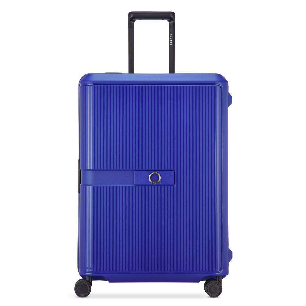 Delsey Vauban stor koffert 76 cm 122 Liter Electric Blue-Harde kofferter-BagBrokers