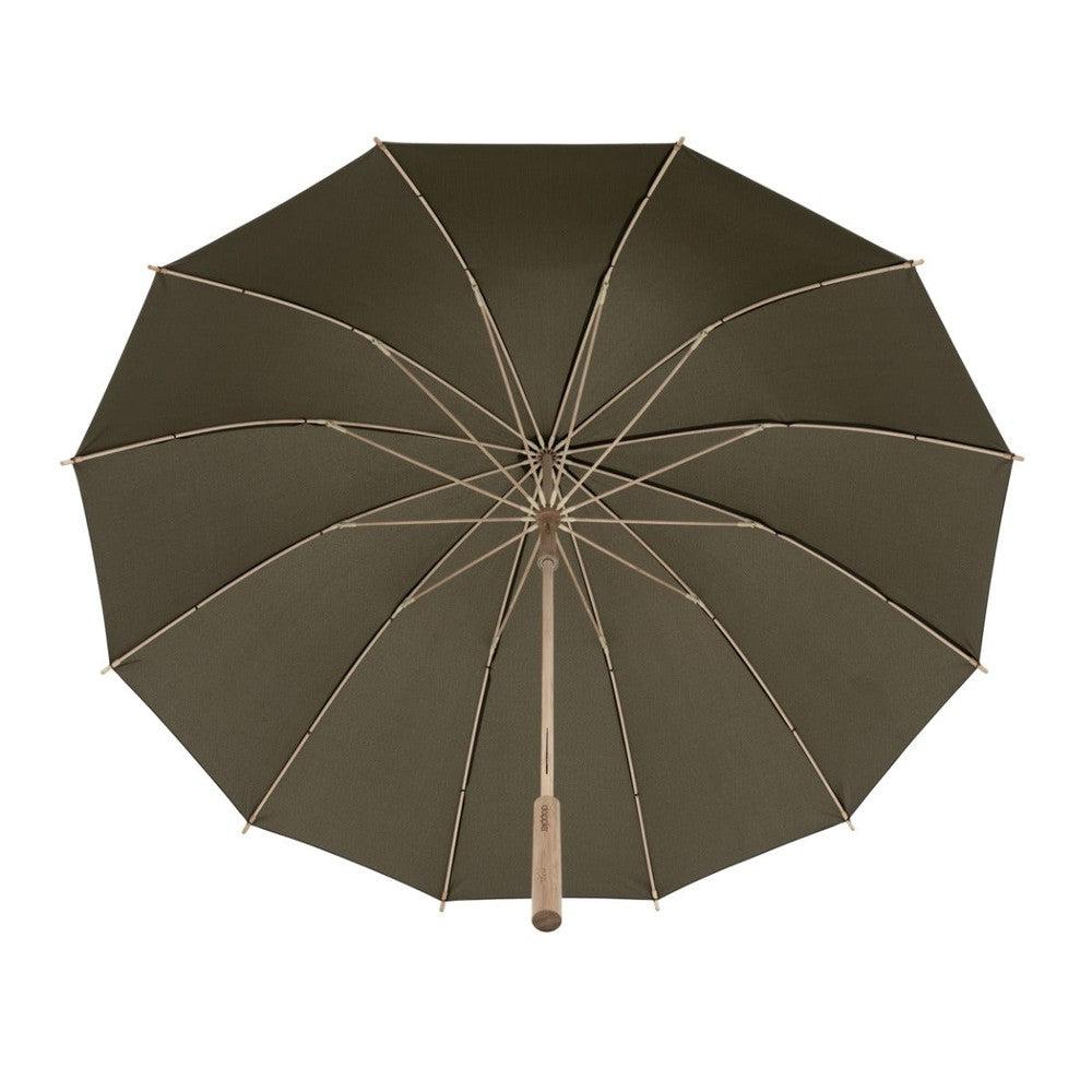 Doppler Nature Long Bamboo 12 spiler Deep Blue-Paraplyer-BagBrokers
