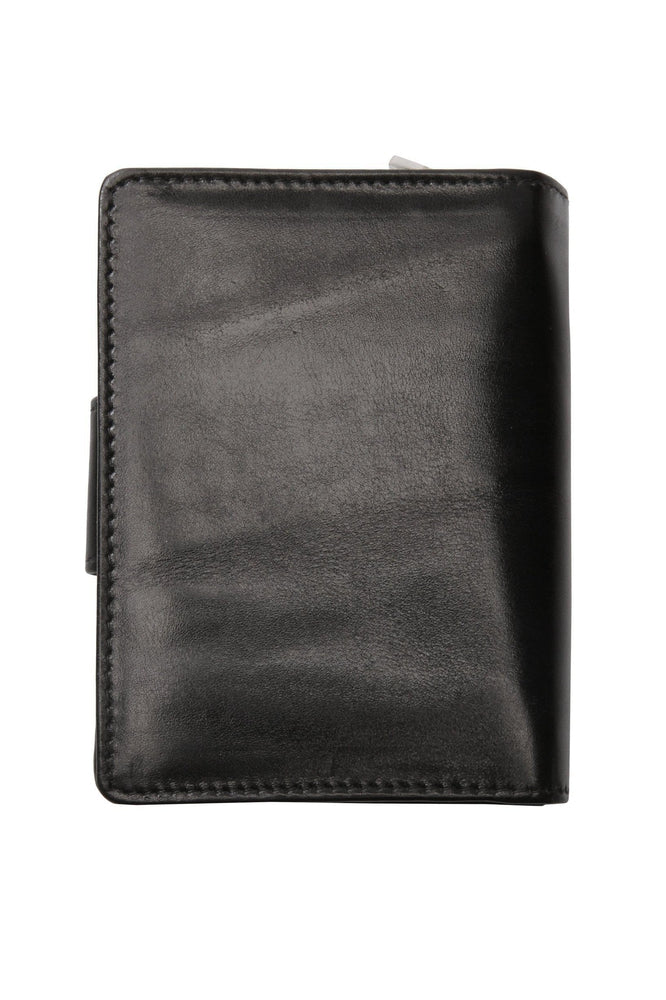 Lommebok/ Kortholder-Edvard Munch Scream by Nord Leather. Medium Dame Portemone. Sort-BagBrokers